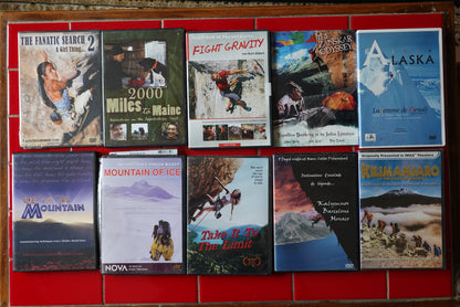 LOT of 25 Climbing DVDs
