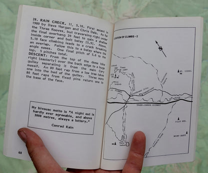 Banff Rock Climbs by Murray Toft (1981)