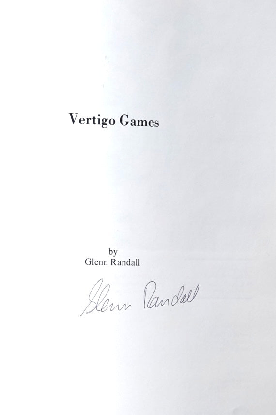 Vertigo Games by Glenn Randall (1983) (SIGNED)