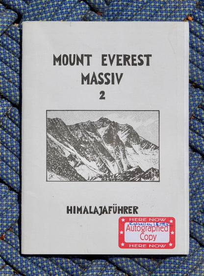 Mount Everest Massiv 2: Himalajaführer w/ letter to John Roskelley