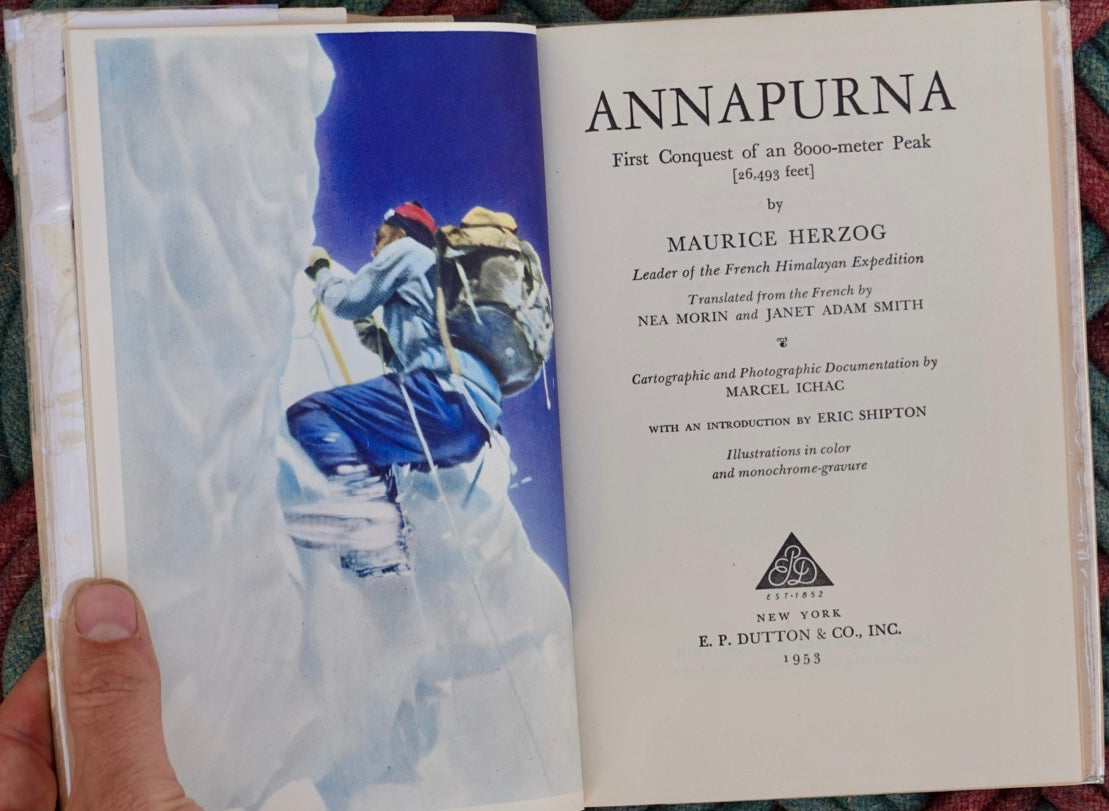 Annapurna by Maurice Herzog (1952) (SIGNED)