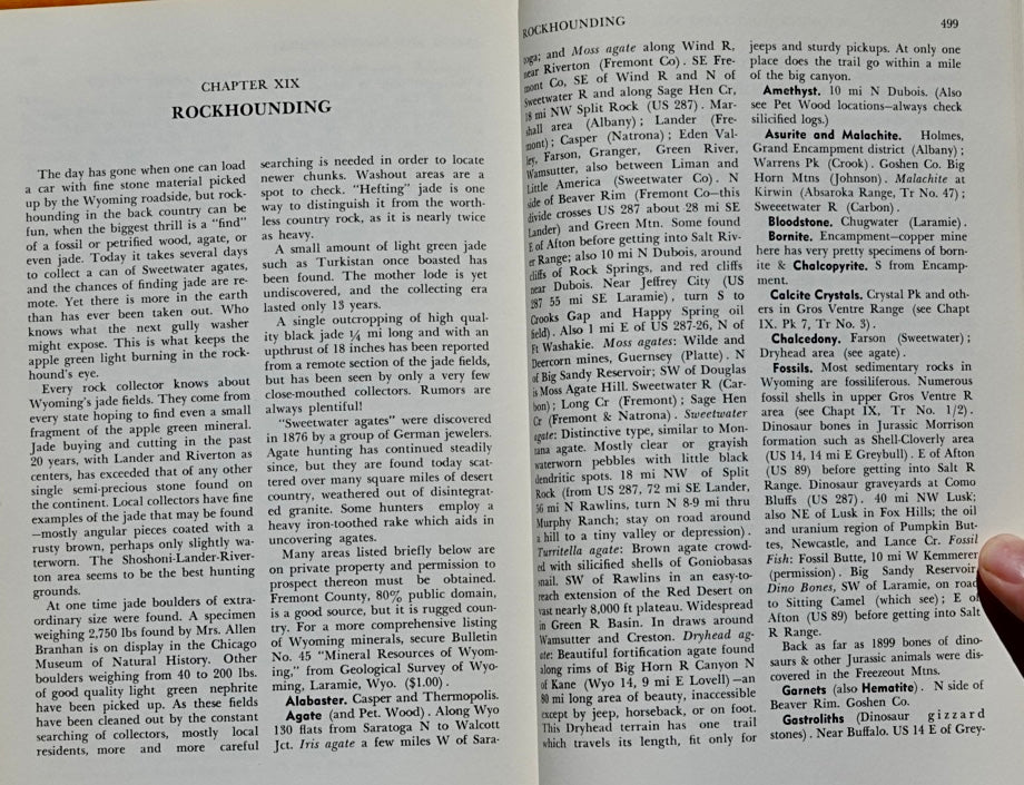 Guide to the Wyoming Mountains and Wilderness Areas by Bonney & Bonney (1965) (SIGNED)