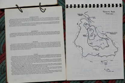 Topo Guide to Tahquitz & Suicide by Randy Vogel (1980)