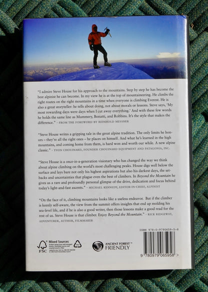 Beyond the Mountain by Steve House (2009) (SIGNED)