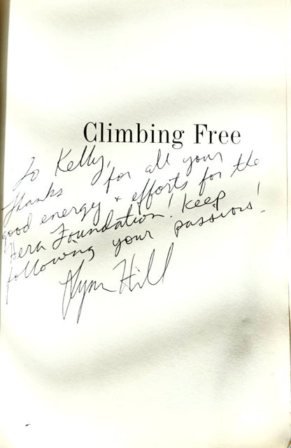 Climbing Free by Lynn Hill (2002) (SIGNED)