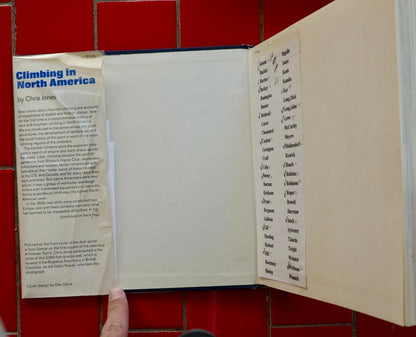 Climbing in North America by Chris Jones (1976) (SIGNED BY 20)