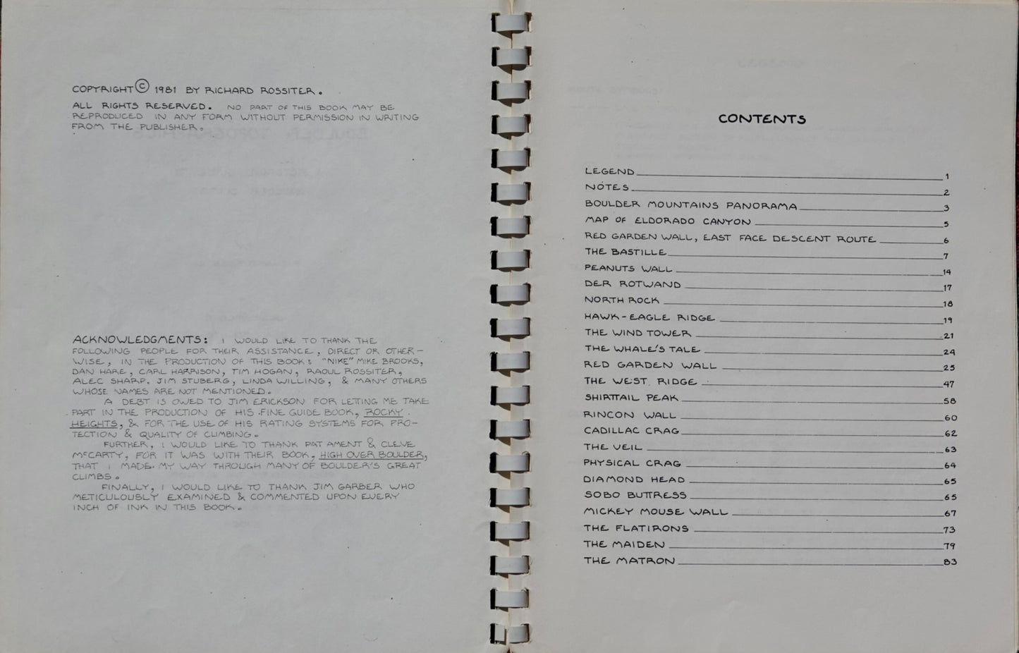Boulder Topographics by Richard Rossiter (1981)