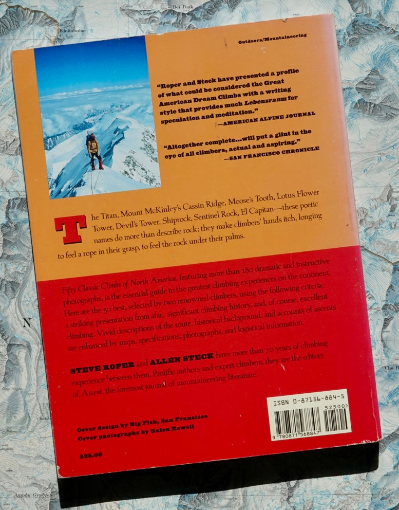 Fifty Classic Climbs of North America by Roper & Steck (1979)
