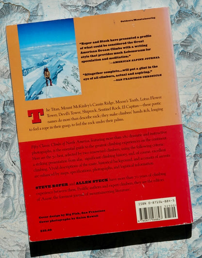 Fifty Classic Climbs of North America by Roper & Steck (1979)