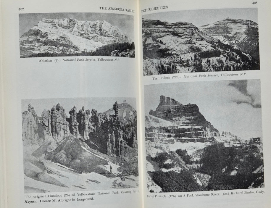 Guide to the Wyoming Mountains and Wilderness Areas by Bonney & Bonney (1965) (SIGNED)