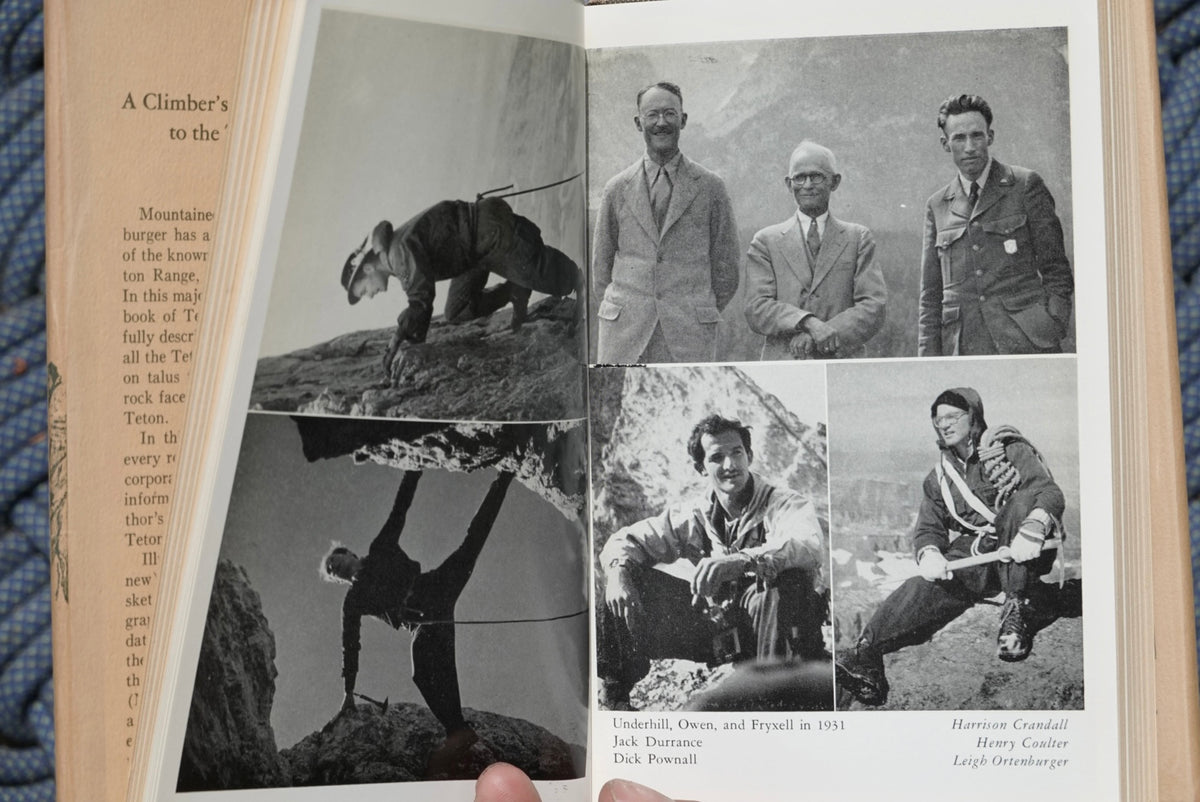 A Climber's Guide to the Teton Range by Leigh Ortenburger (1965)
