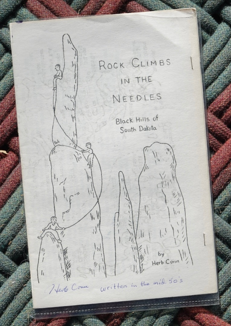 Rock Climbs in the Needles by Herb Conn (1957) (SIGNED)