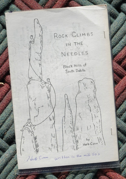 Rock Climbs in the Needles by Herb Conn (1957) (SIGNED)