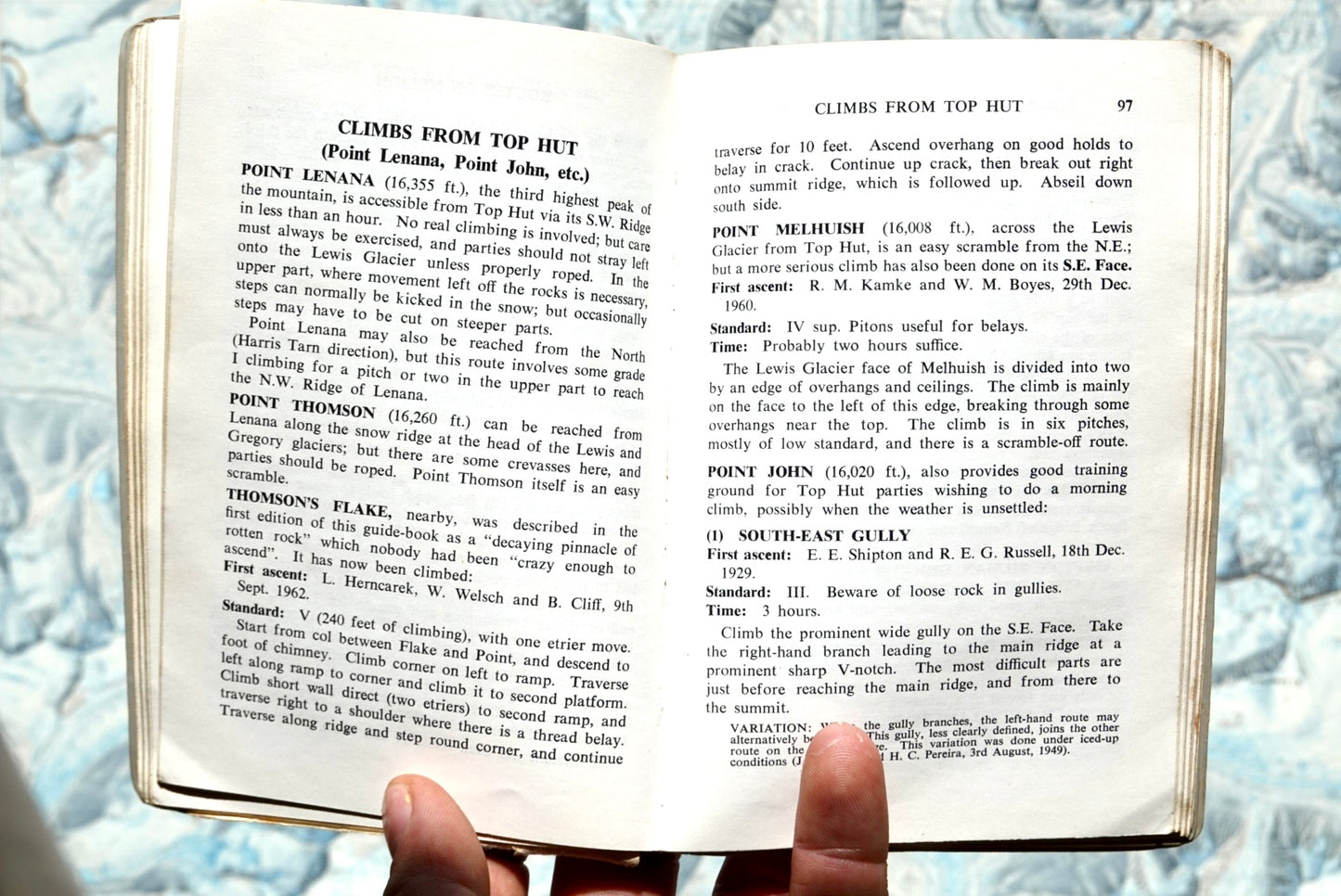 Guide Book to Mount Kenya and Kilimanjaro by Ian Reid (1963)