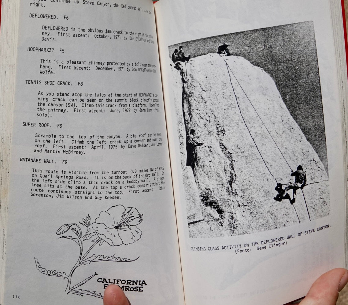 A Climber's Guide to Joshua Tree National Monument by Wolfe & Dominick (1976)
