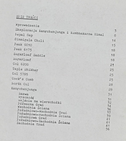 Kangchenjunga Himal: Przewodnik Alpinistyczny (1987)