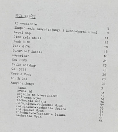 Kangchenjunga Himal: Przewodnik Alpinistyczny (1987)