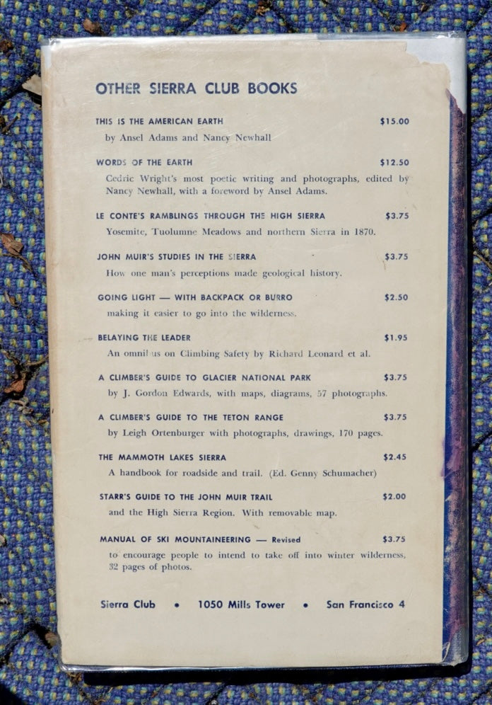 A Climber's Guide to the High Sierra by Hervey H. Voge (1954)