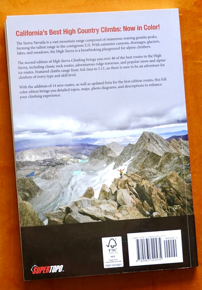 High Sierra Climbing Supertopo by McNamara & Long (2013)