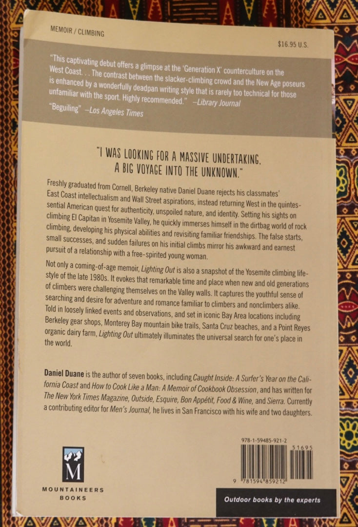 Lighting Out by Daniel Duane (1994)