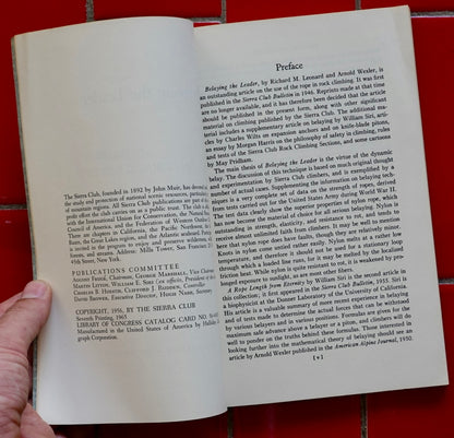 Belaying the Leader: An Omnibus on Climbing Safety (1956)