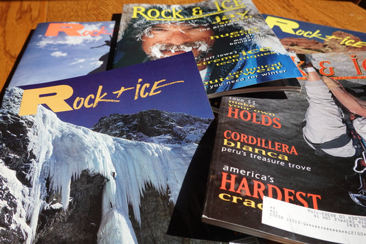 Rock and Ice LOT of FIVE (5)- ICE CLIMBING ARTICLES