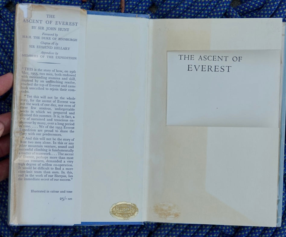 Ascent of Everest by Sir John Hunt (SIGNED)