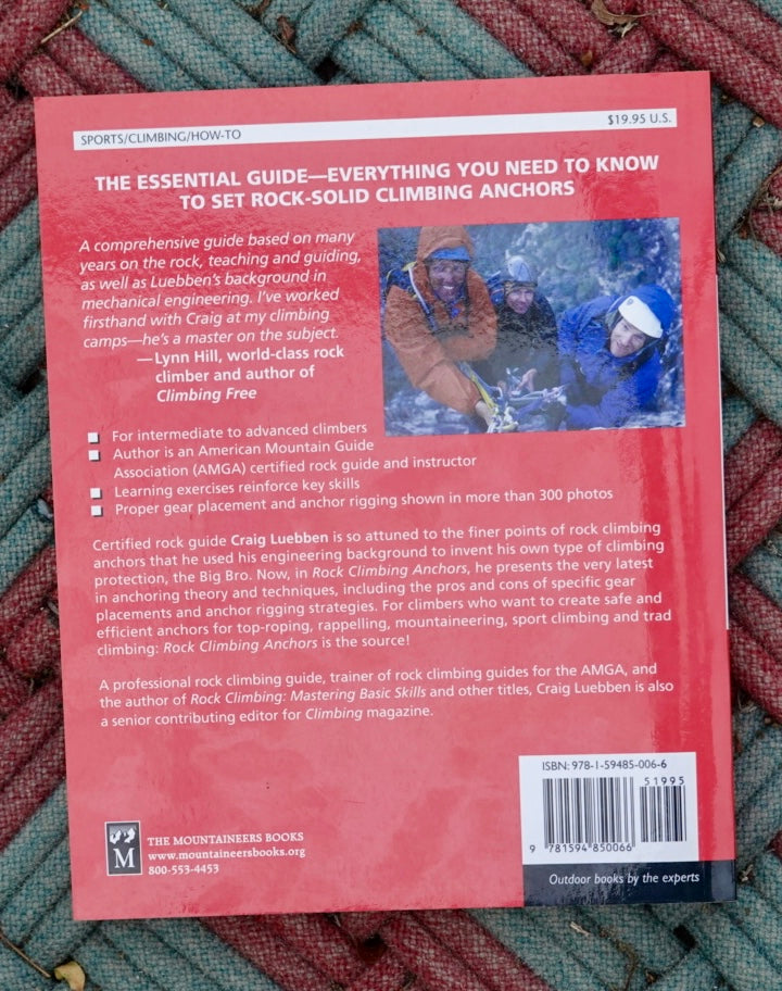 Rock Climbing Anchors by Craig Luebben (2007)