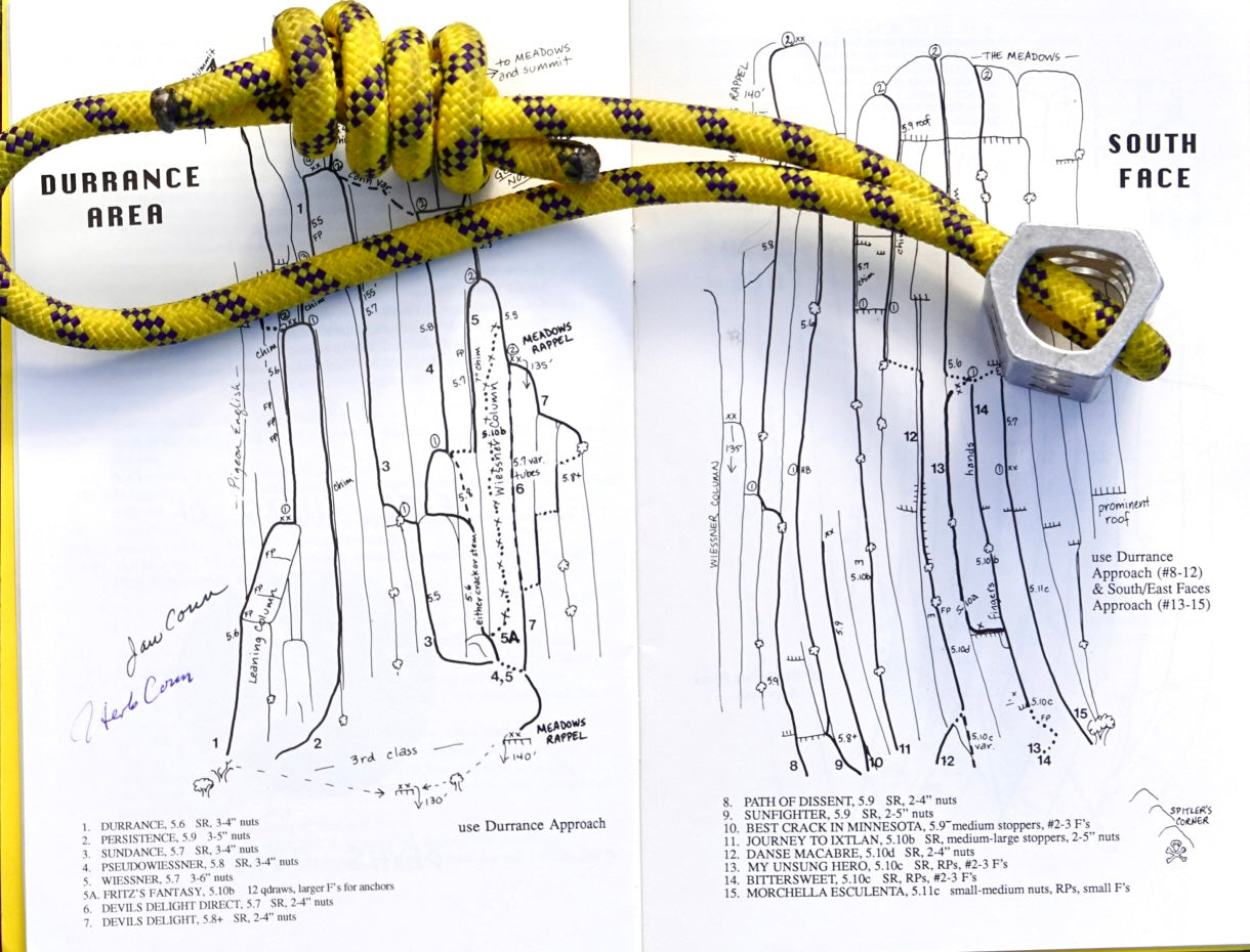 A Poorperson's Guidebook: Free Climbs of Devil's Tower by Dingus McGee & The Last Pioneer Woman (1995) (SIGNED)