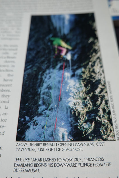 Rock and Ice LOT of FIVE (5)- ICE CLIMBING ARTICLES