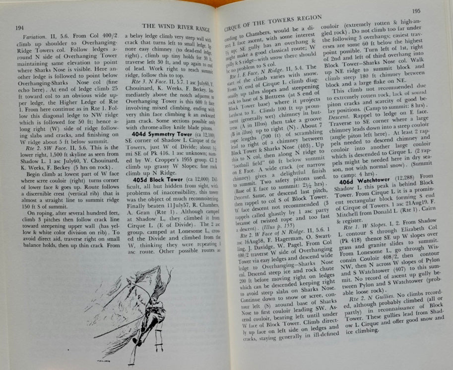Guide to the Wyoming Mountains and Wilderness Areas by Bonney & Bonney (1965) (SIGNED)