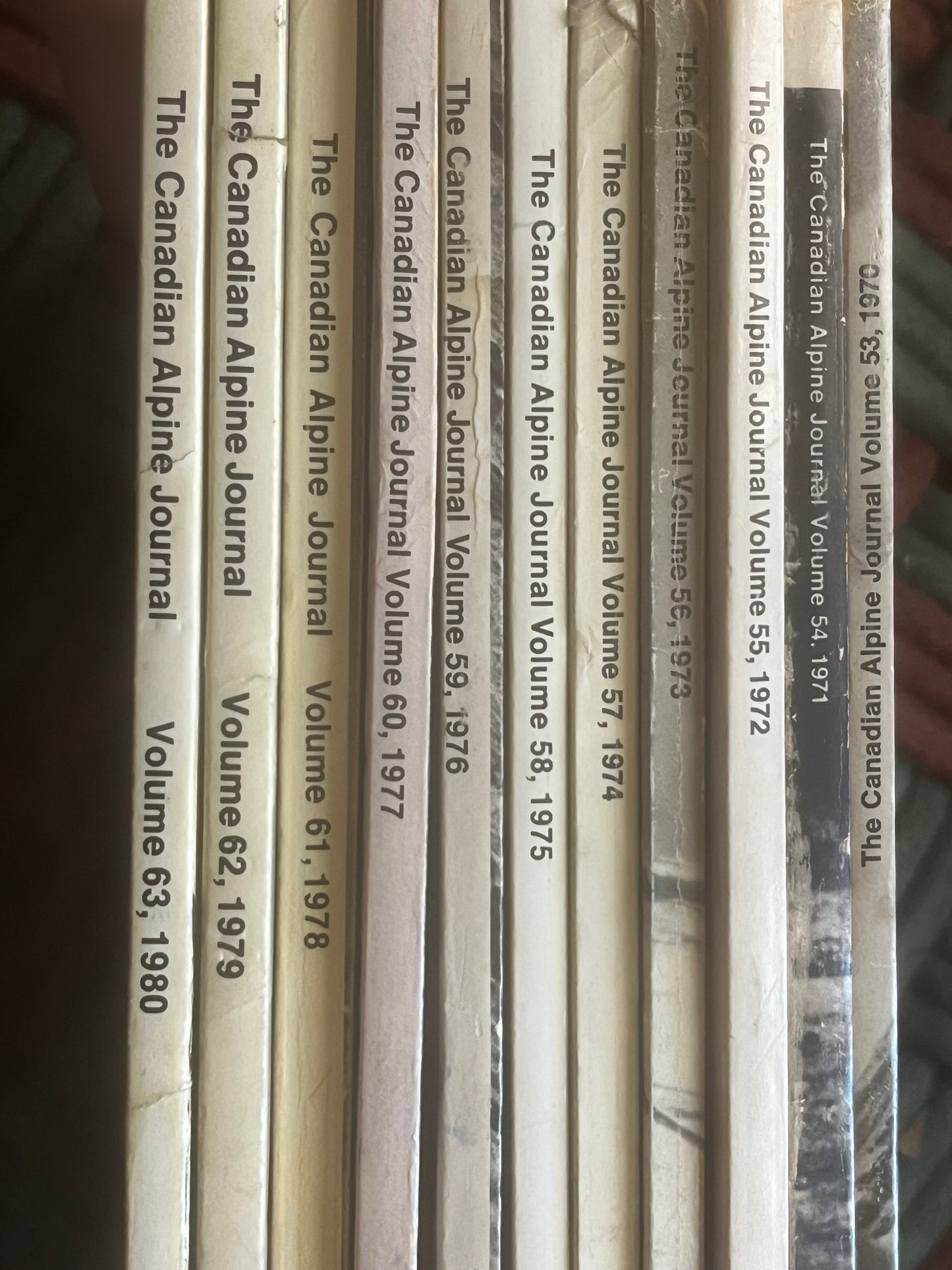 Canadian Alpine Journals FULL DECADE 1970s
