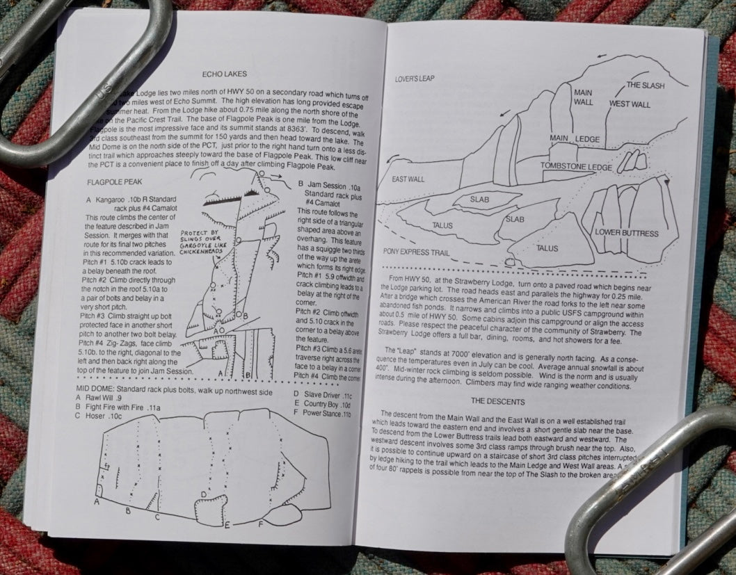 Select Rock Climbs of Tahoe by Bob Sutton (1994)