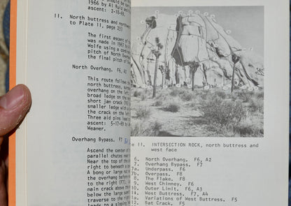 A Climber's Guide to Joshua Tree National Monument by John Wolfe (1970)