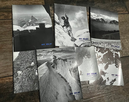 Off Belay Magazine LOT of 7 (1972-1974)