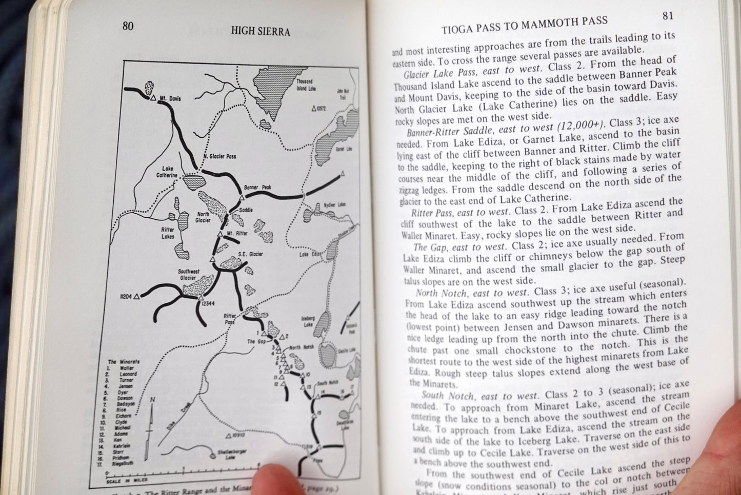 Mountaineer's Guide to the High Sierra by Voge & Smatko (1972)