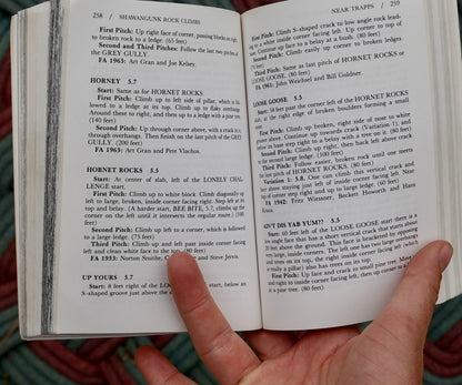 Shawangunk Rock Climbs by Richard Williams (1980)