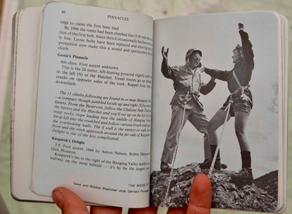 Pinnacles Climber's Guide by Chuck Richards (SIGNED)