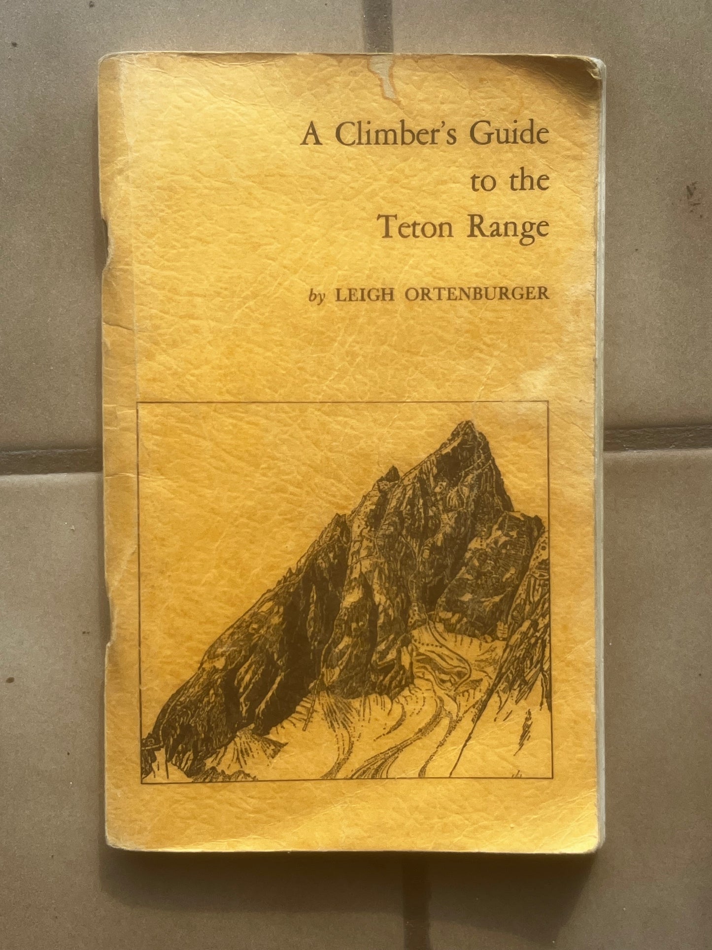 A Climber's Guide to the Teton Range (Condensed Edition) by Leigh Ortenburger (1979)