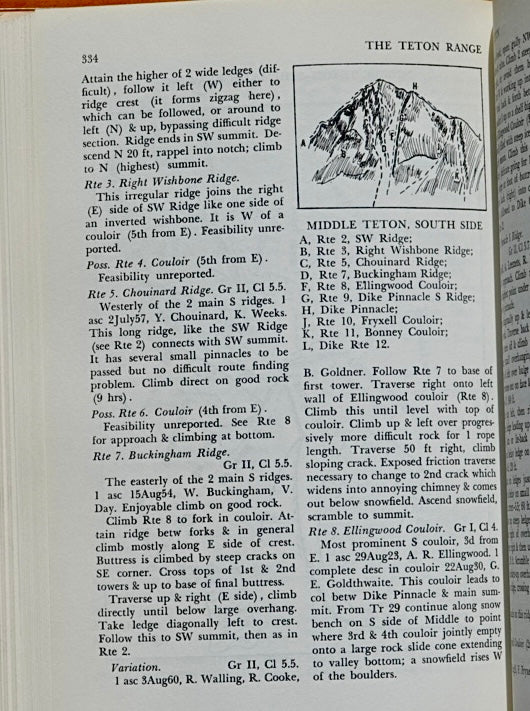 Guide to the Wyoming Mountains and Wilderness Areas by Bonney & Bonney (1965) (SIGNED)