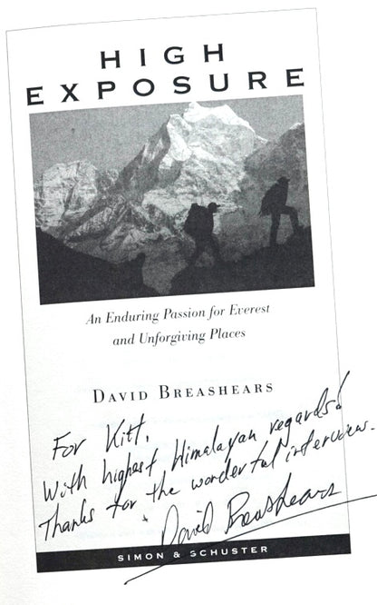 High Exposure by David Brashears (1999) (SIGNED)