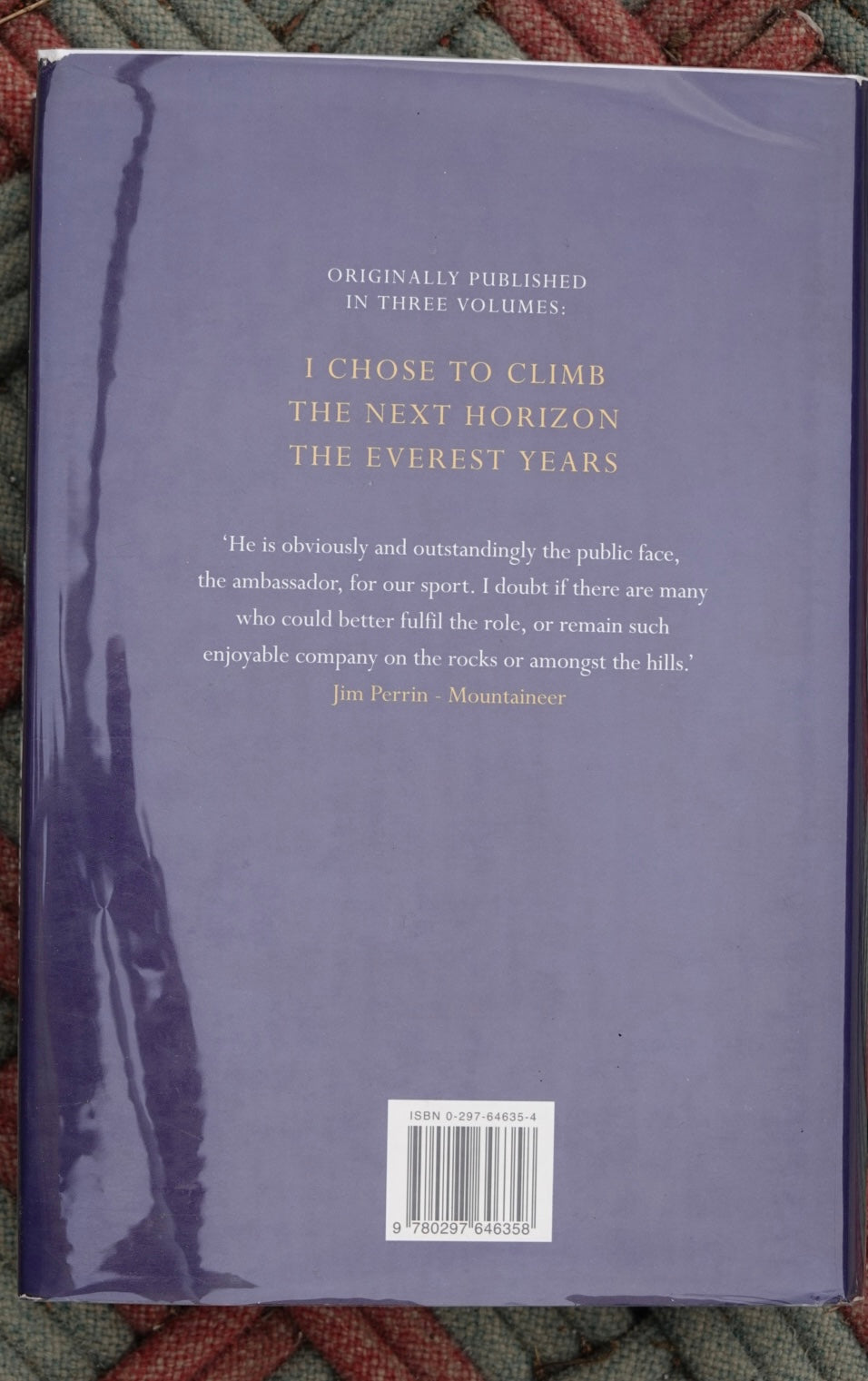 Boundless Horizons: The Autobiography of Chris Bonington (2000) (SIGNED)