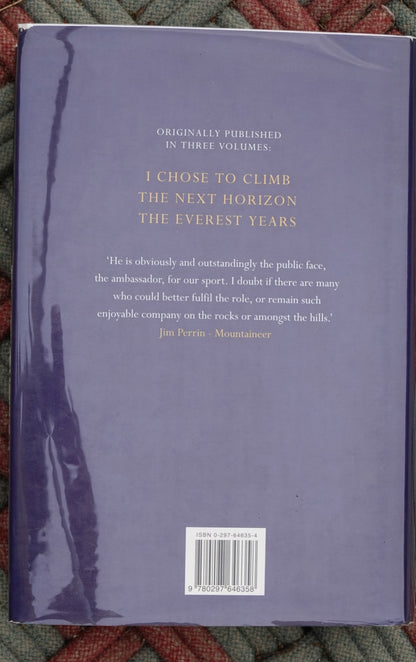 Boundless Horizons: The Autobiography of Chris Bonington (2000) (SIGNED)