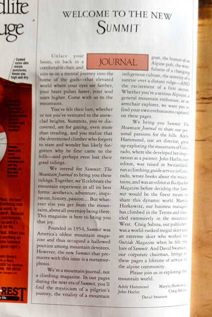 Summit Magazine Complete Year 1990 (4 issues)