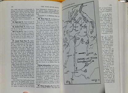 Guide to the Wyoming Mountains and Wilderness Areas by Bonney & Bonney (1965) (SIGNED)