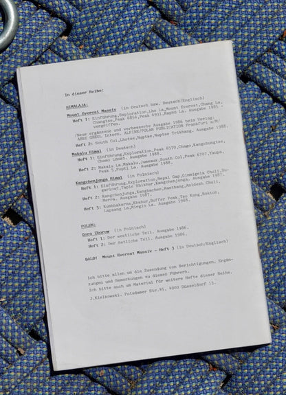 Mount Everest Massiv 2: Himalajaführer w/ letter to John Roskelley
