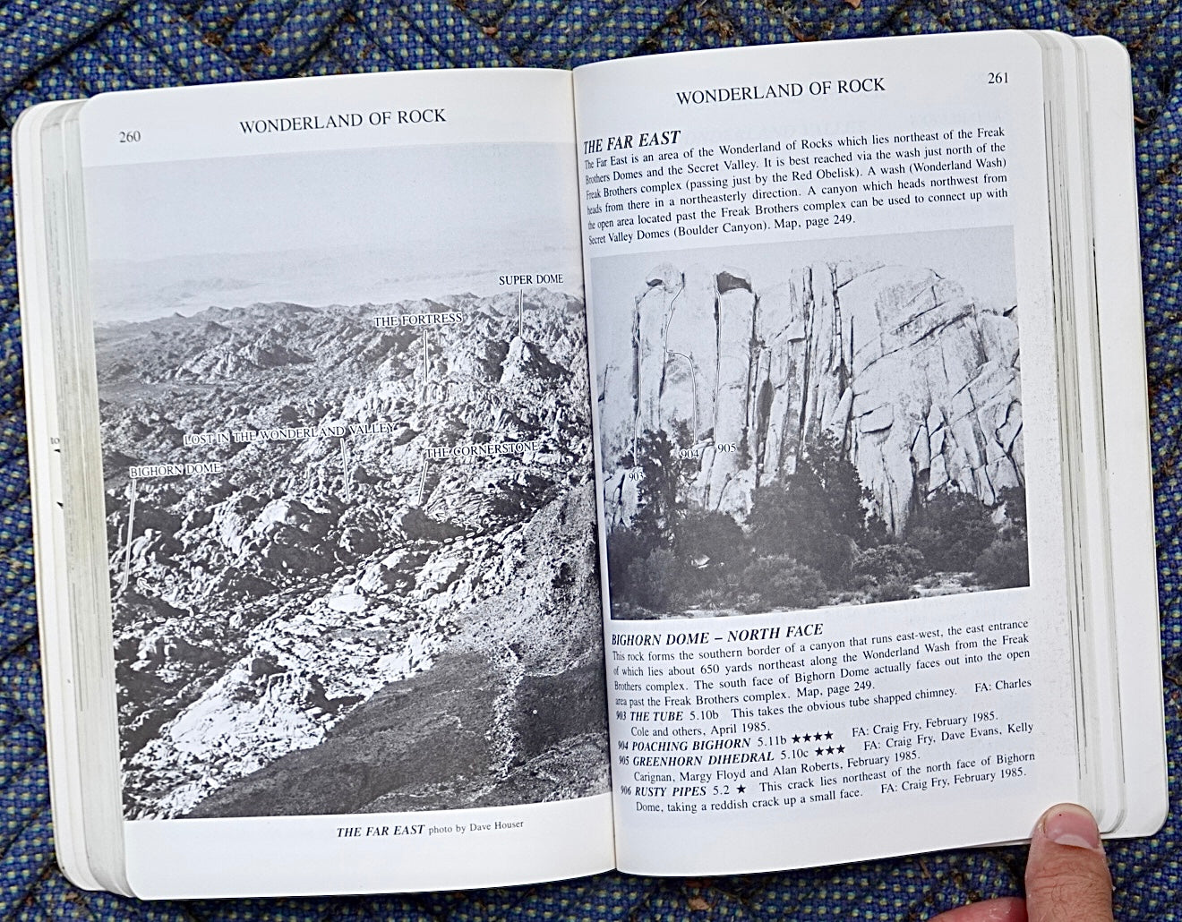Joshua Tree Rock Climbing Guide by Randy Vogel (1986)