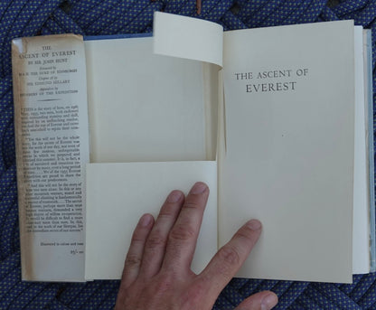 Ascent of Everest by Sir John Hunt (SIGNED)
