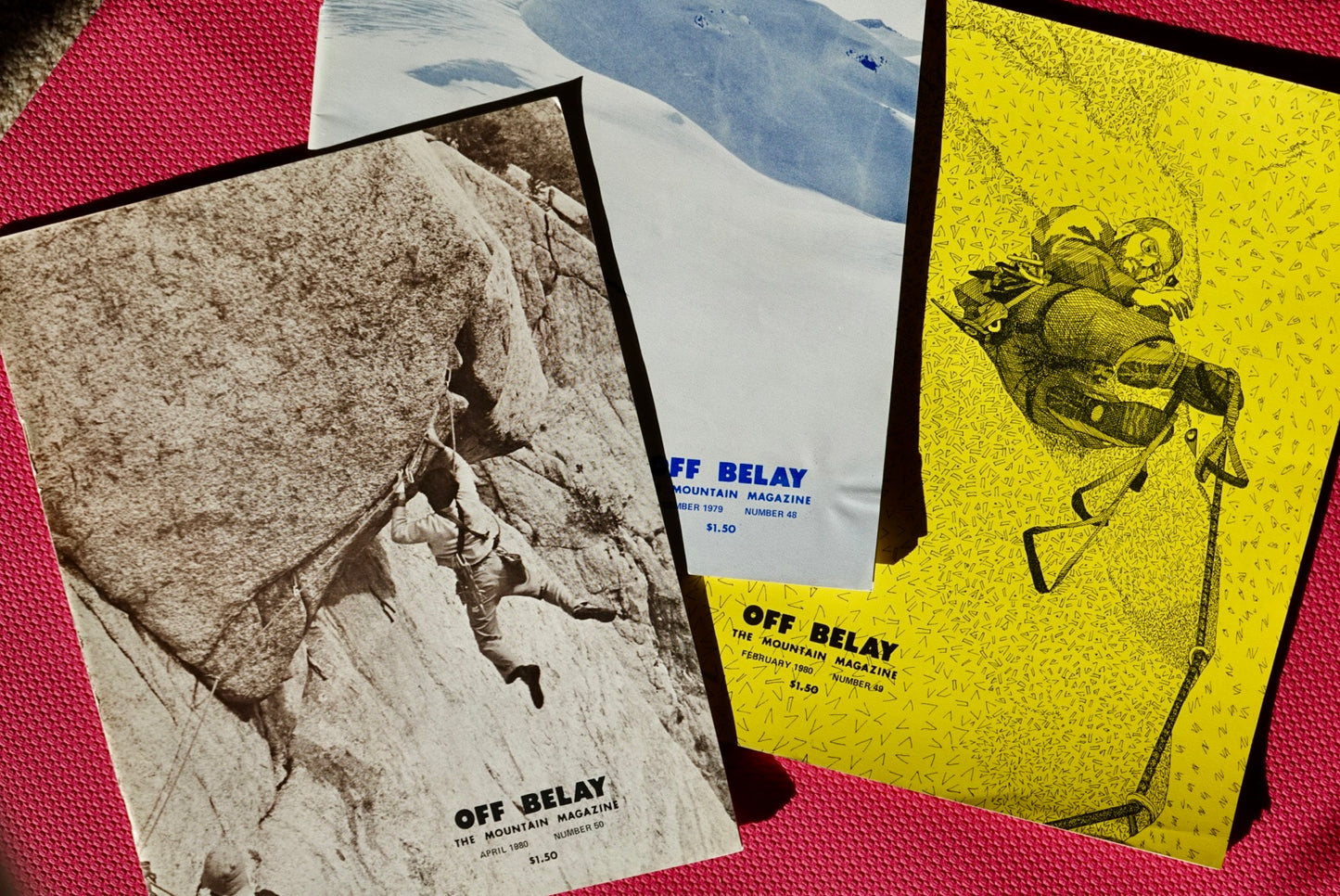 3 Off Belay Magazines (Random)