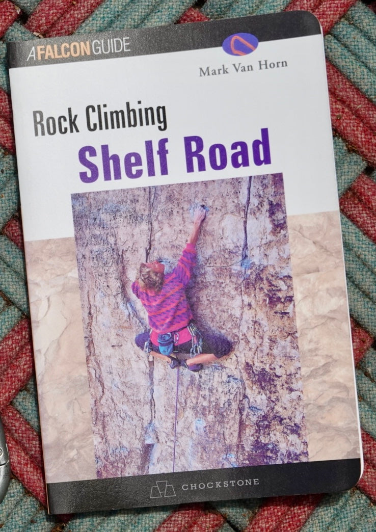Rock Climbing Shelf Road by Mark Van Horn (1999)